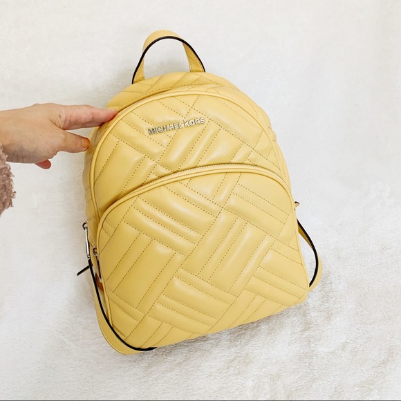 NWT Michael Michael Kors Quilted Lambskin Backpack